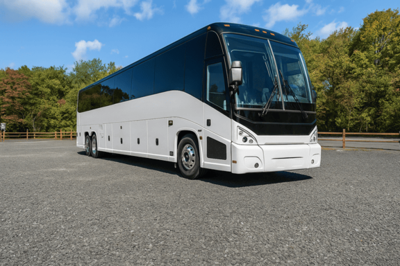 Charter Bus Rental Lowell 56 Passenger Charter Bus